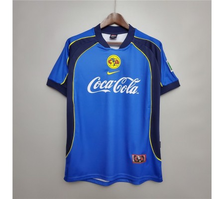 Club America 01/02 Away Blue Soccer Jersey